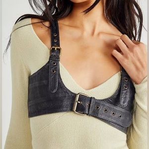 Free People Rebel Leather Harness